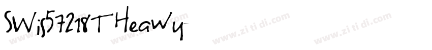 SWis57218T Heawy字体转换